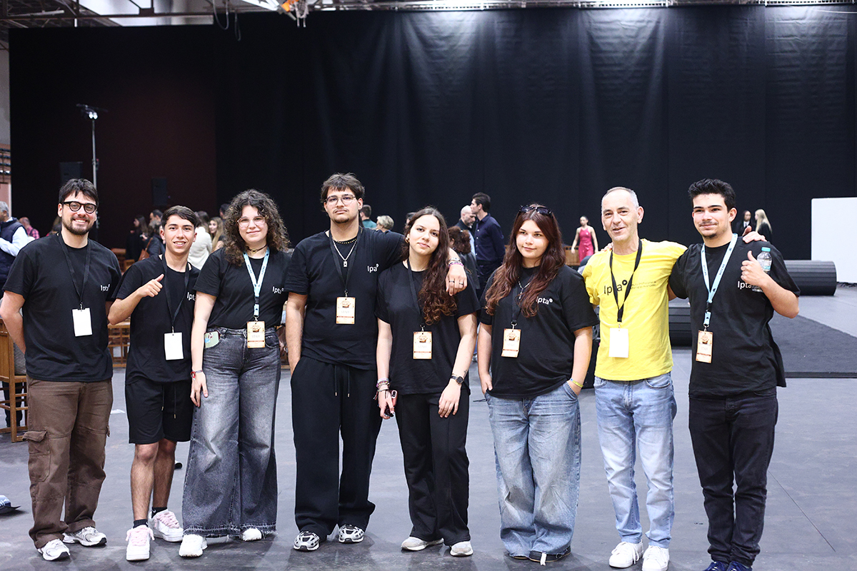 Equipa do IPTA presente na cobertura do 12.º Sarau Música e Movimento.